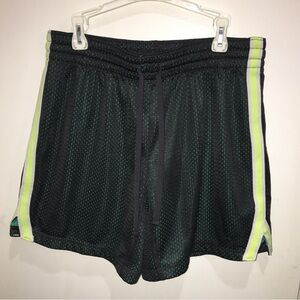 Danskin Now Running Shorts Womens S 4 - 6 Gray stone Reflective Stripe Polyester